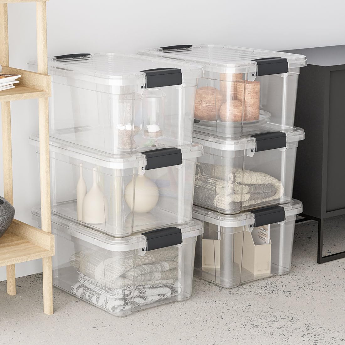 Superio dorm and classroom storage bin helps tidy supplies efficiently.