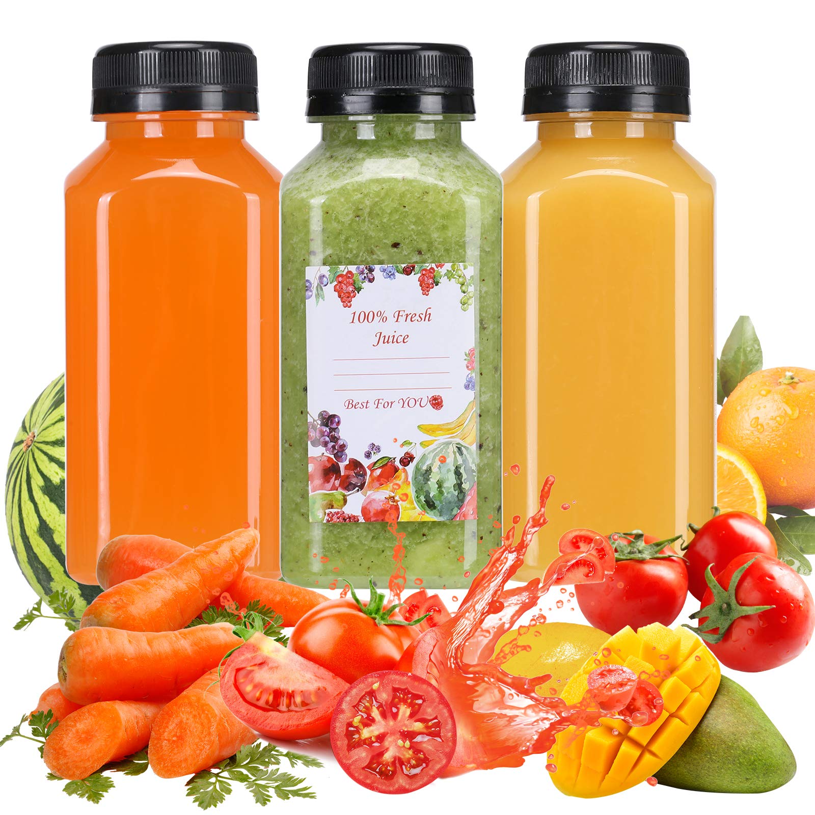 Superlele bottles used for juicing at home or at work