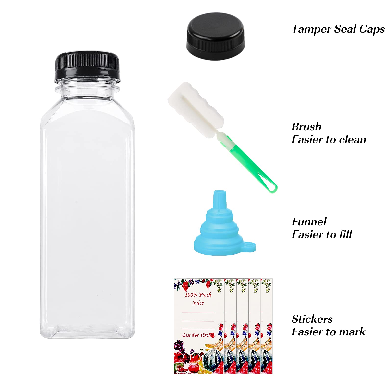 SUPERLELE label funnel brush kit keeps your setup tidy and reusable.