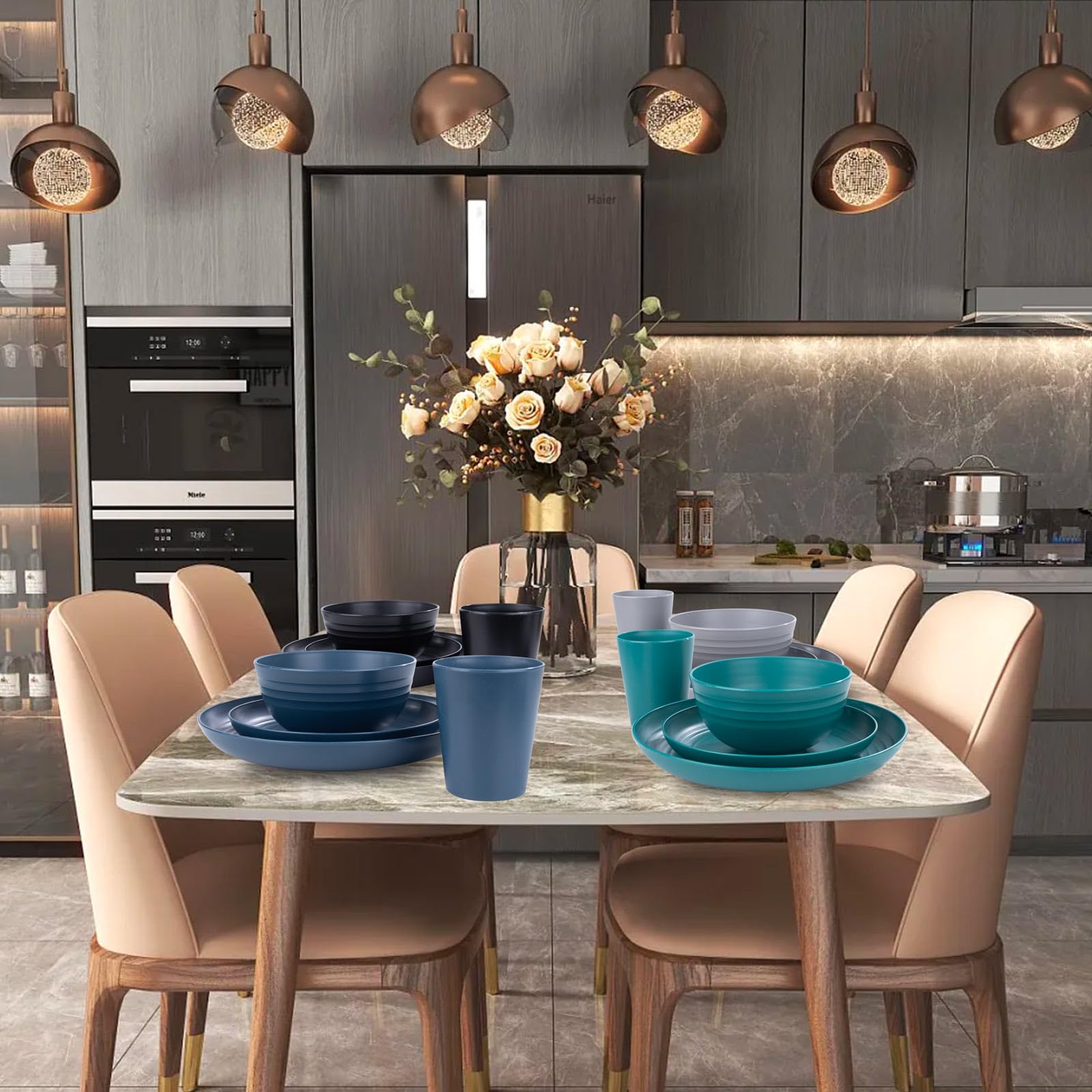 Supernal 8-person serving set designed for family gatherings