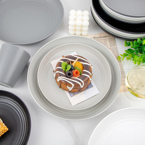 Microwave-safe Supernal dinnerware for quick reheats and easy timing.