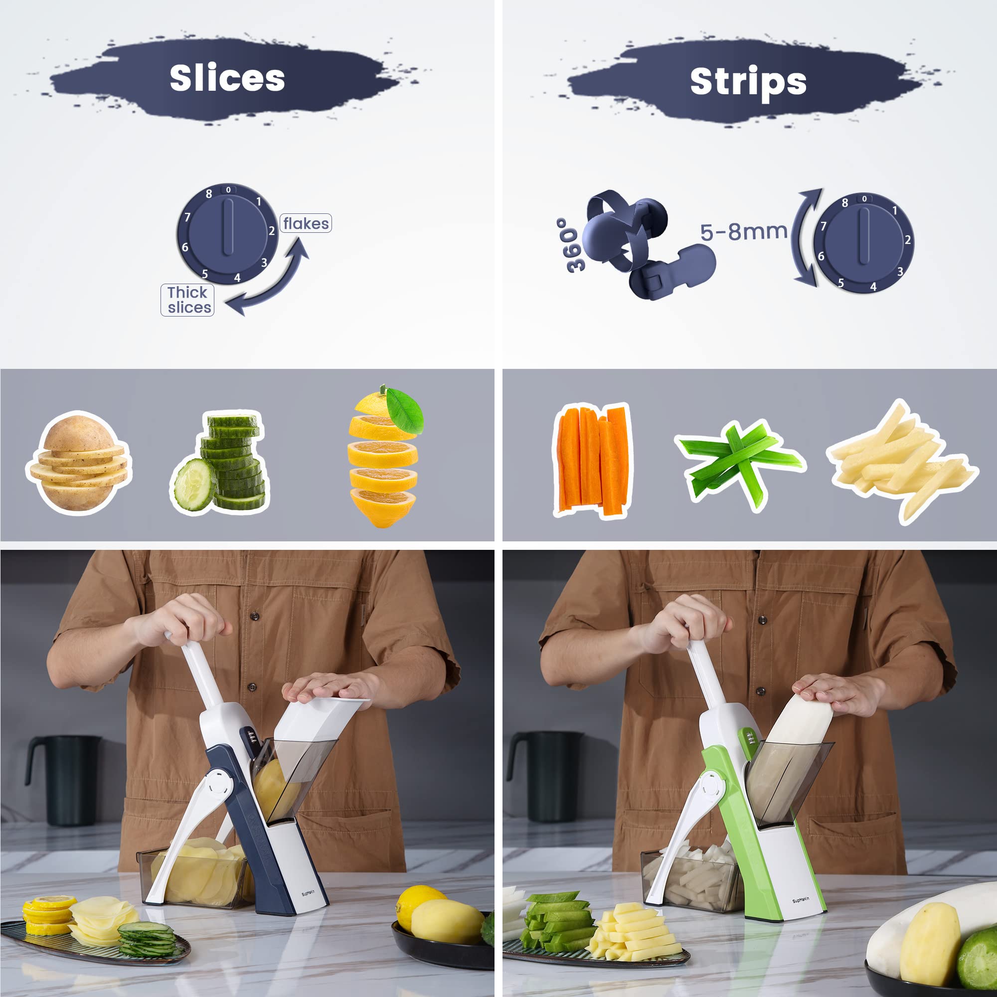 SupMaKin foldable design enables easy storage in small cabinets