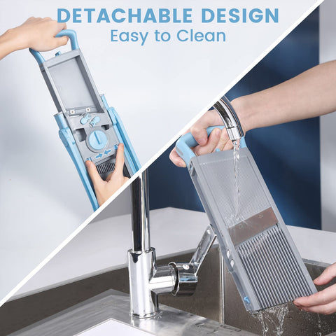SupMaKin non-slip base and tripod provide stable chopping on busy counters.