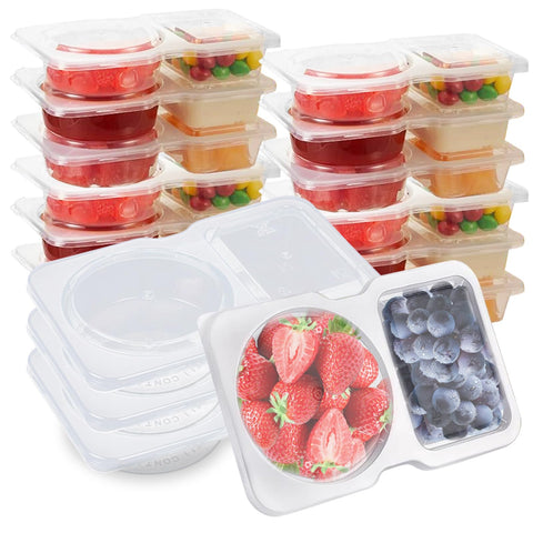 SUPPHOUS 20pcs snack pack containers with lids for organized lunches on the go.