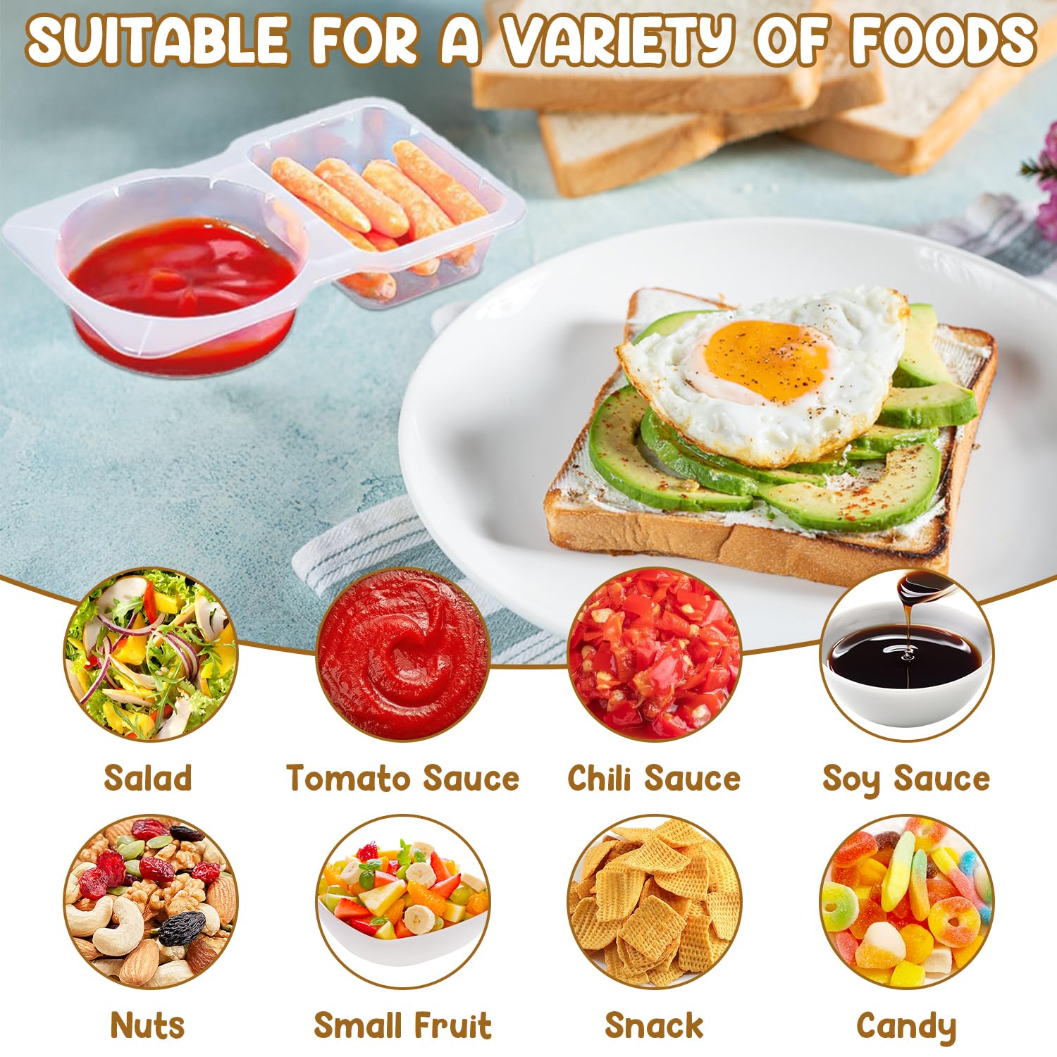 SUPPHOUS kids lunchbox snack containers designed for small hands and portions.