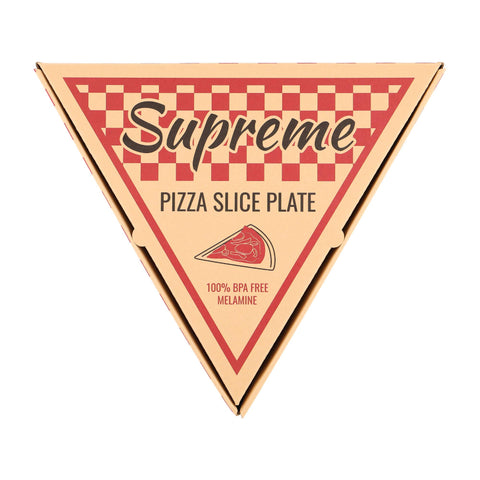 Supreme Housewares pizza box-inspired packaging adds fun gift appeal.