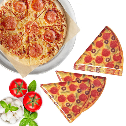 Supreme Housewares set of 6 pizza plates for coordinated party dining.