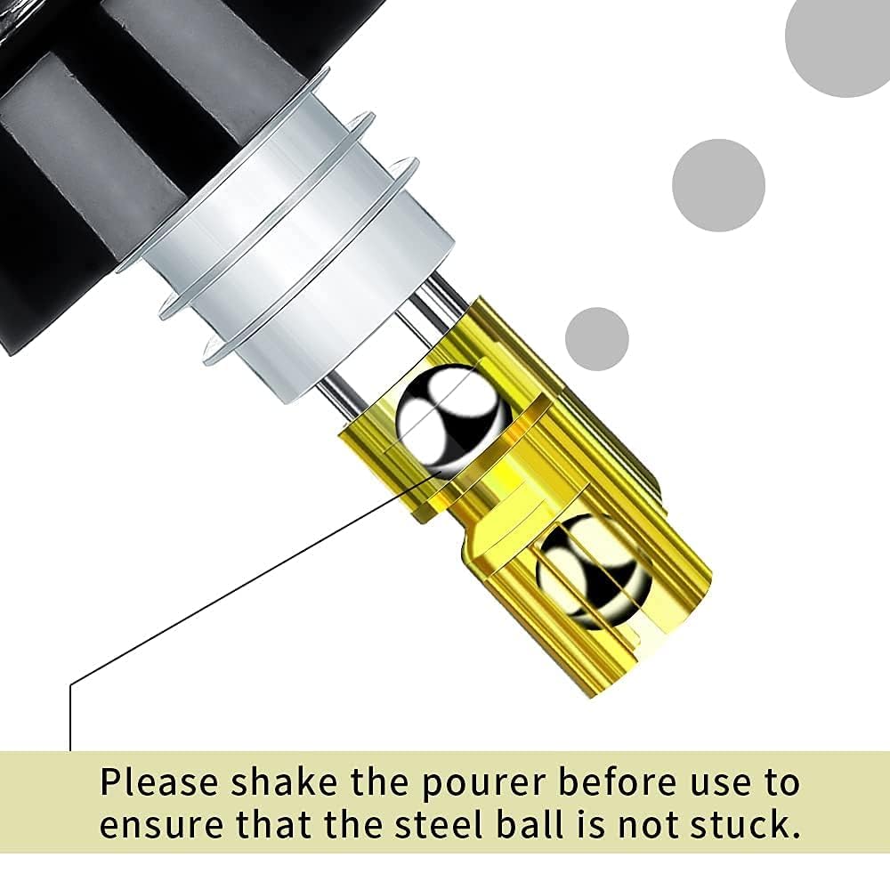 Fast, accurate 1oz/30ml pour supports recipe accuracy.
