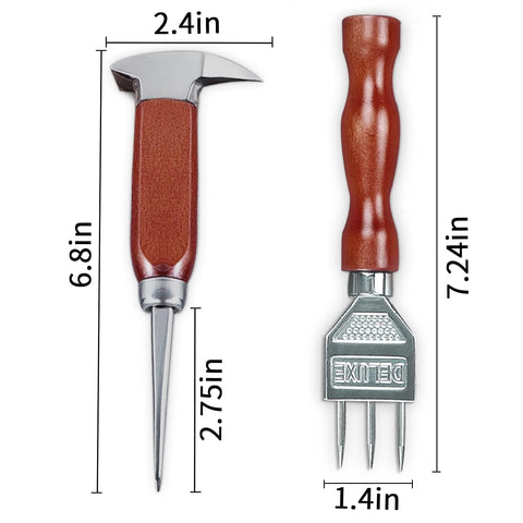 SuproBarware 7.24-inch ice pick demonstrates sturdy stainless steel construction for bars