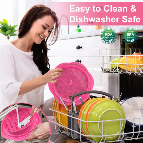 SURETIVIAN BPA-free material withstands heat up to 356 degrees Fahrenheit for safe use.