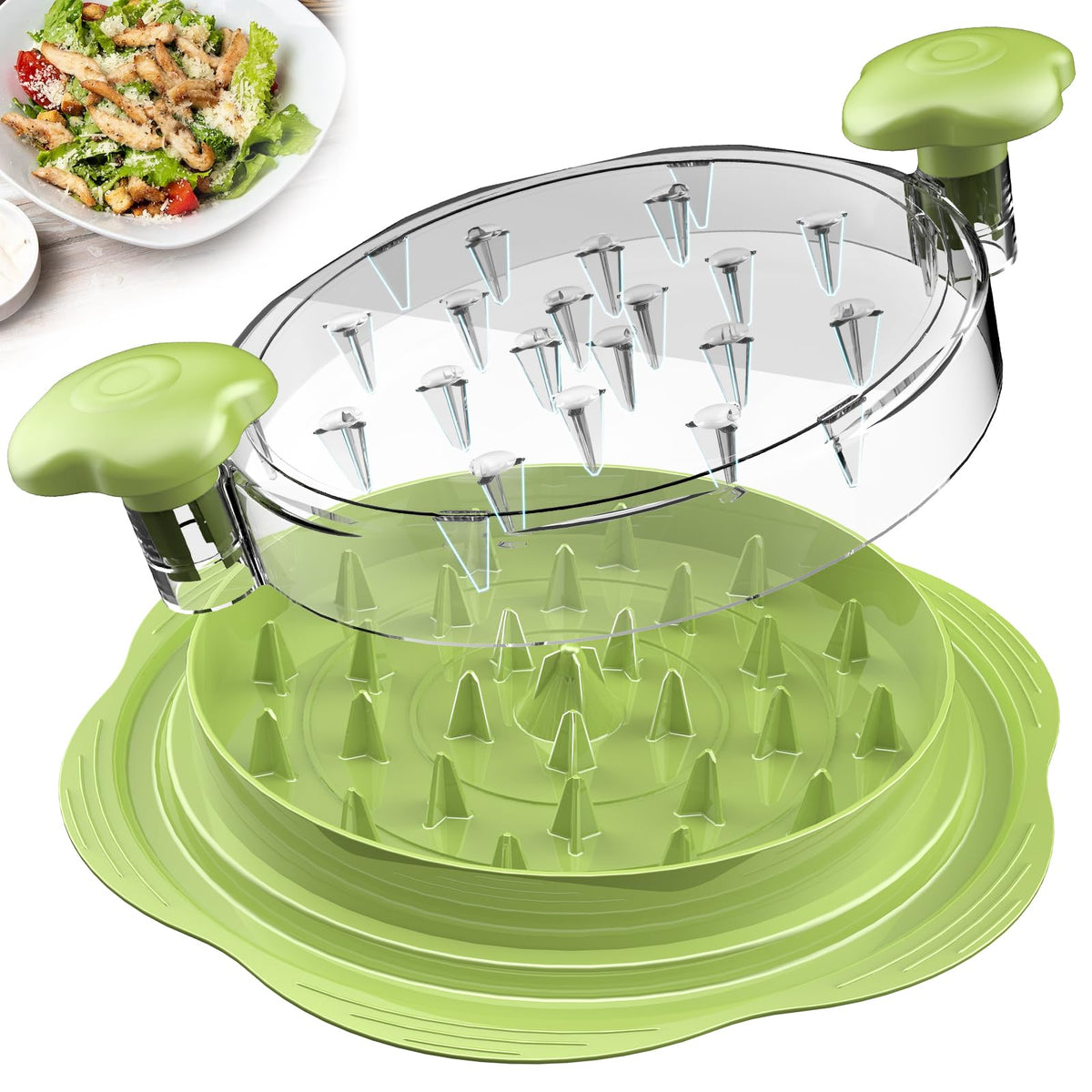 Suretivian chicken shredder large breast with visible shredding for rapid weeknight meals.