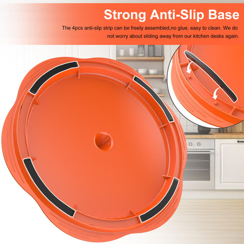 SURETIVIAN orange shredder teeth close-up shows durable, heat-resistant plastic.