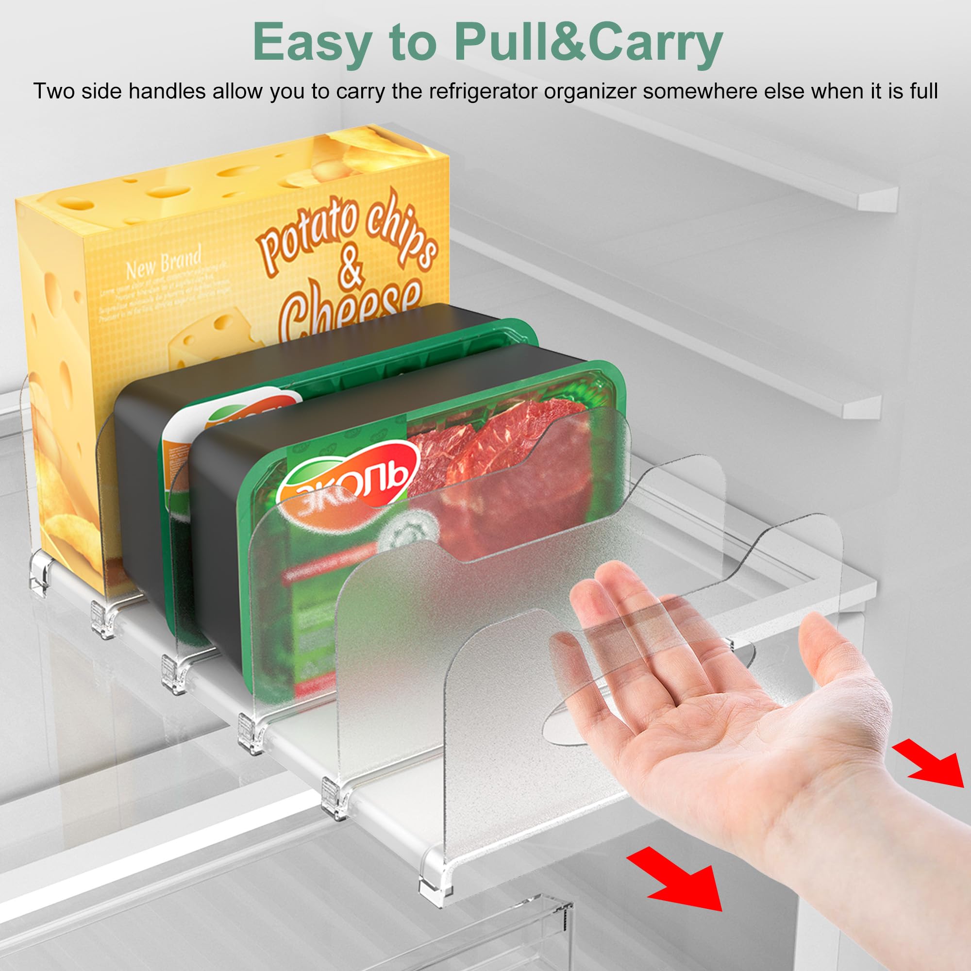 SURETIVIAN fits in freezer and crisper drawers for frozen meals