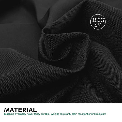 Surmente tablecloth rounded corners design adds a refined appearance to tables.