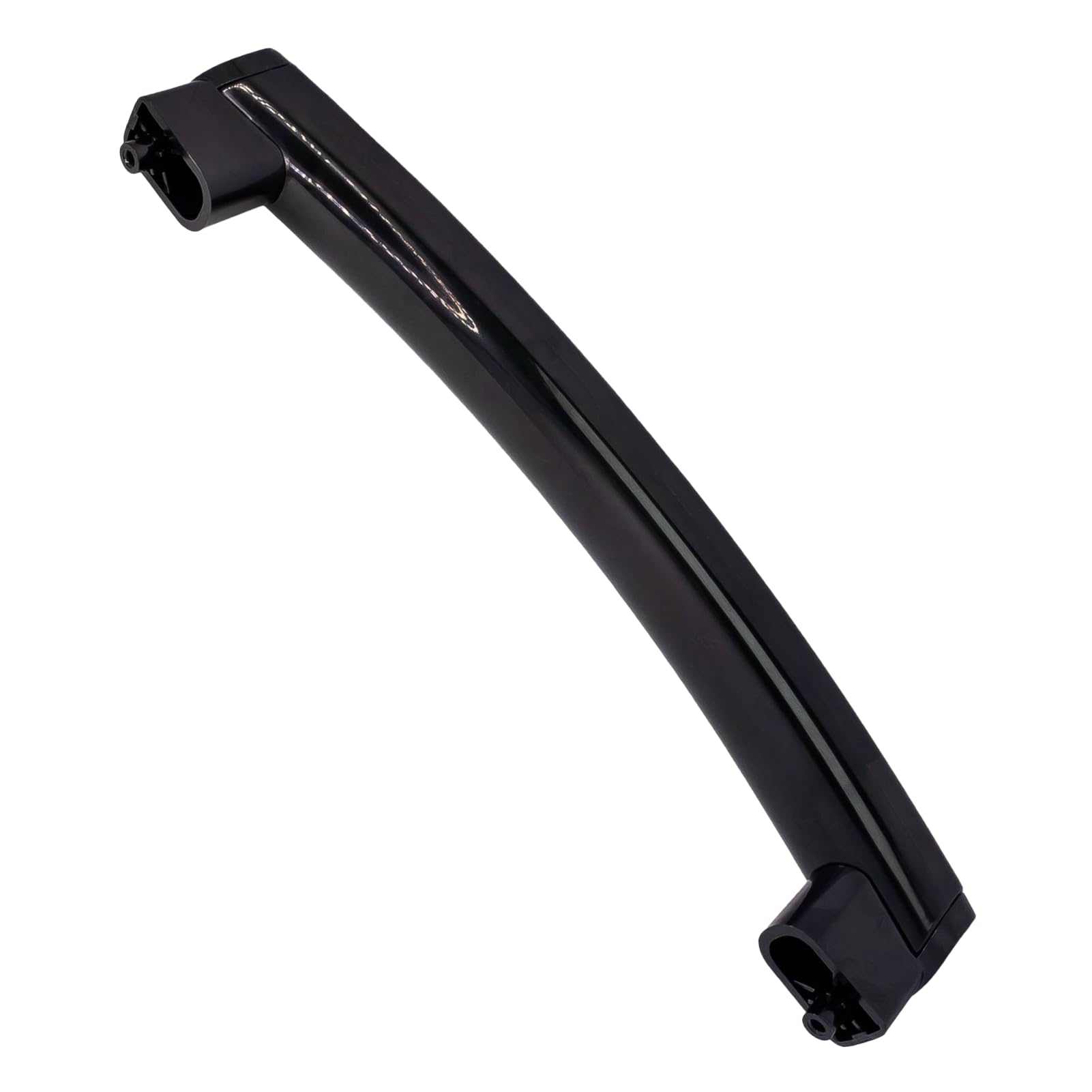 SURPOUF microwave door handle with support in black offers a durable ready-to-fit replacement.