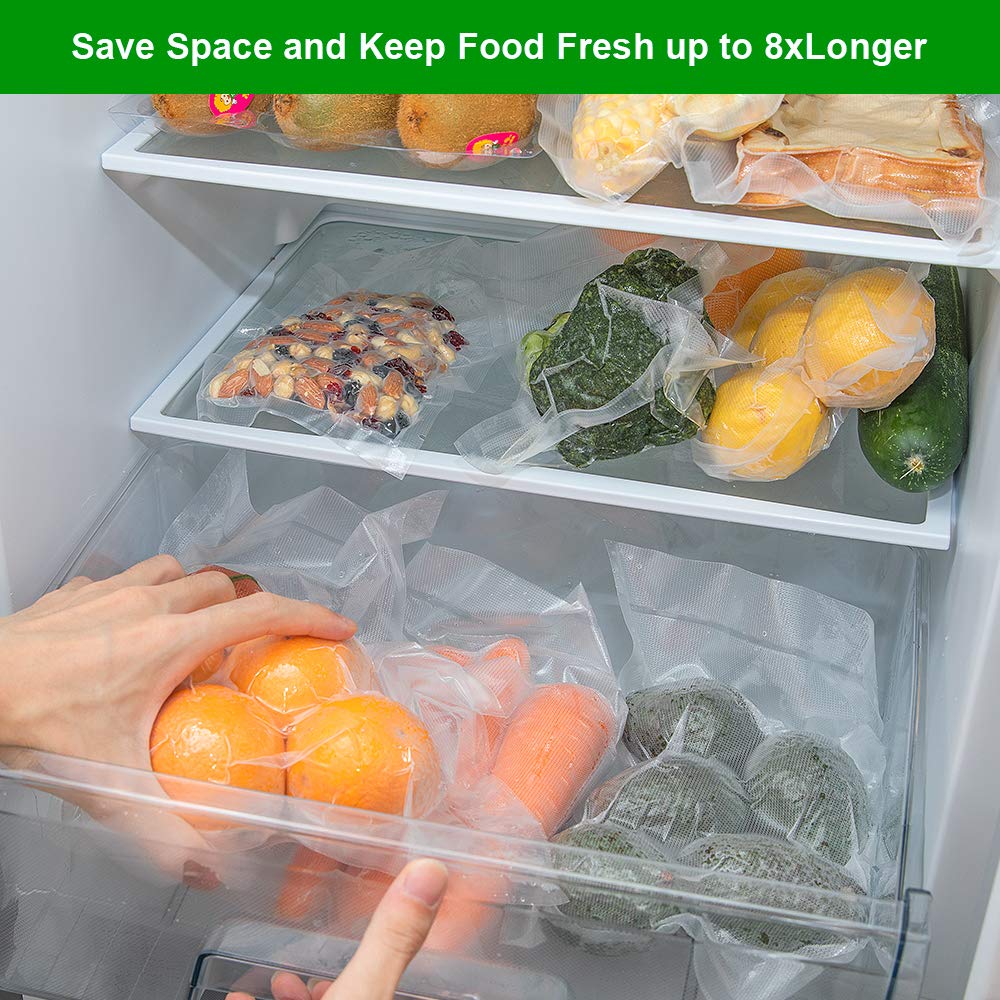 SurpOxyLoc bags in freezer for organized storage