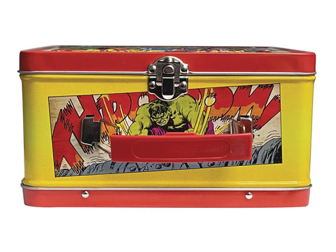 Surreal Entertainment Avengers lunchbox closeup details high quality print collectable vibe.