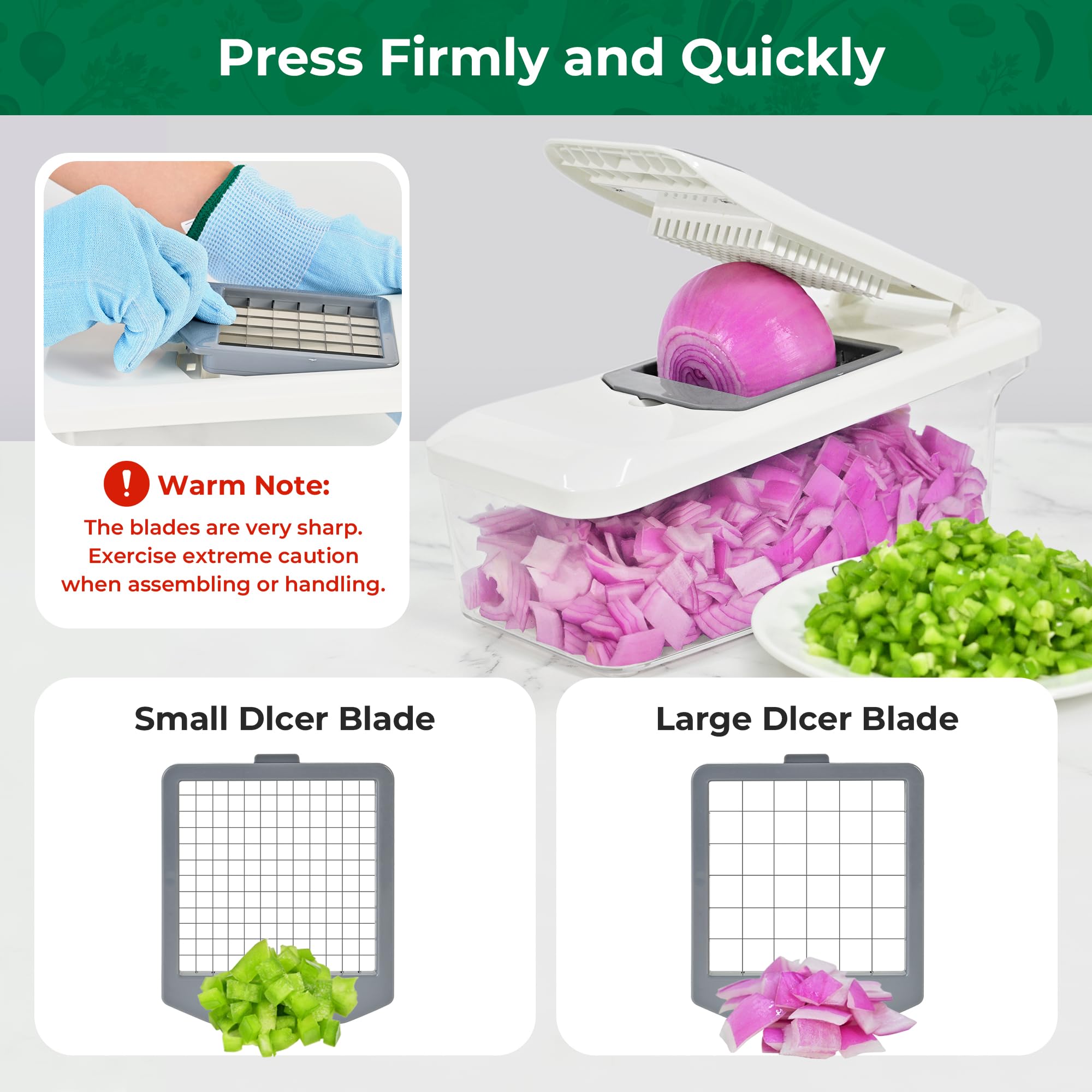 SUSTEAS chopper includes an egg white separator for easy ingredient separation.
