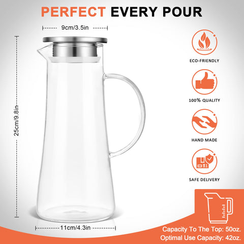 SUSTEAS thick-walled glass emphasizing durability and premium feel