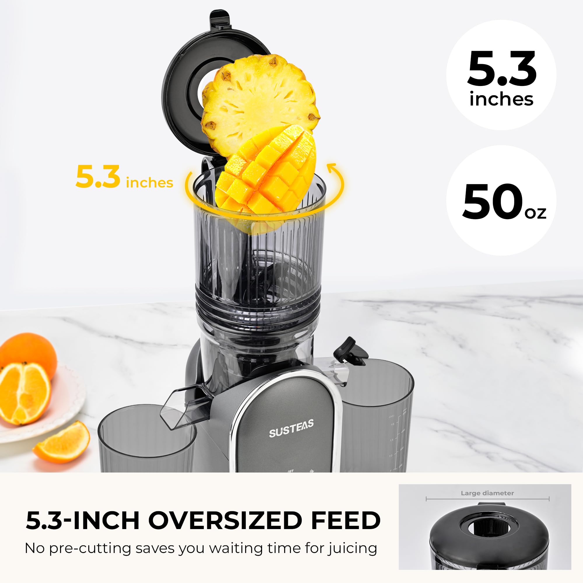 Low-speed extrusion preserves flavor and nutrients during extraction.