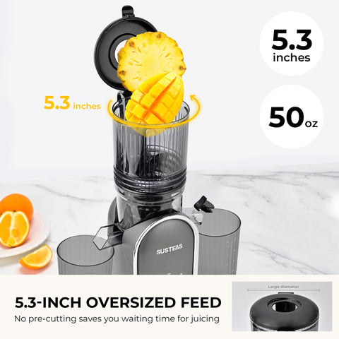 Low-speed extrusion preserves flavor and nutrients during extraction.