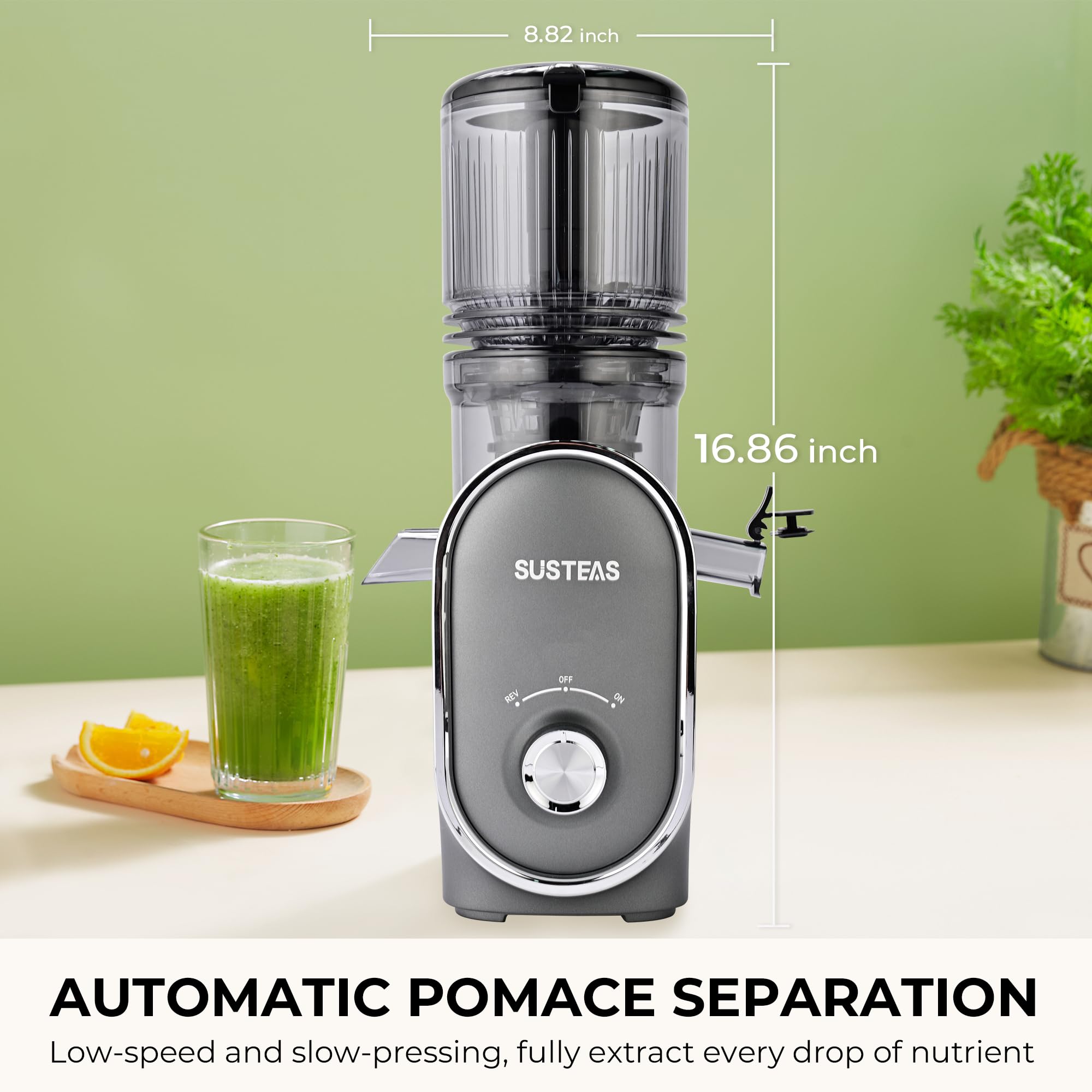 Easy to disassemble and clean with included brush.