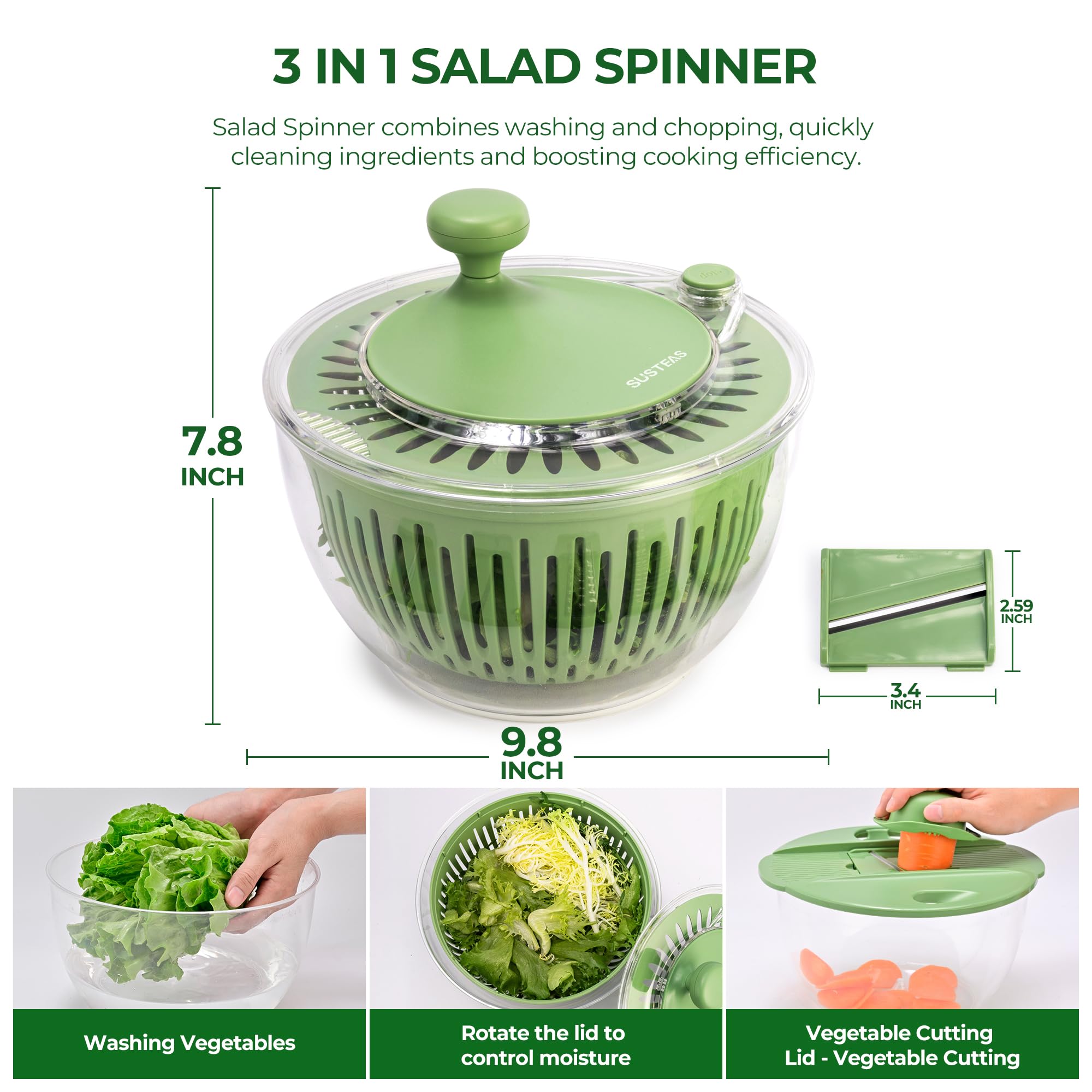 SUSTEAS Egg yolk separator included for easy culinary prep