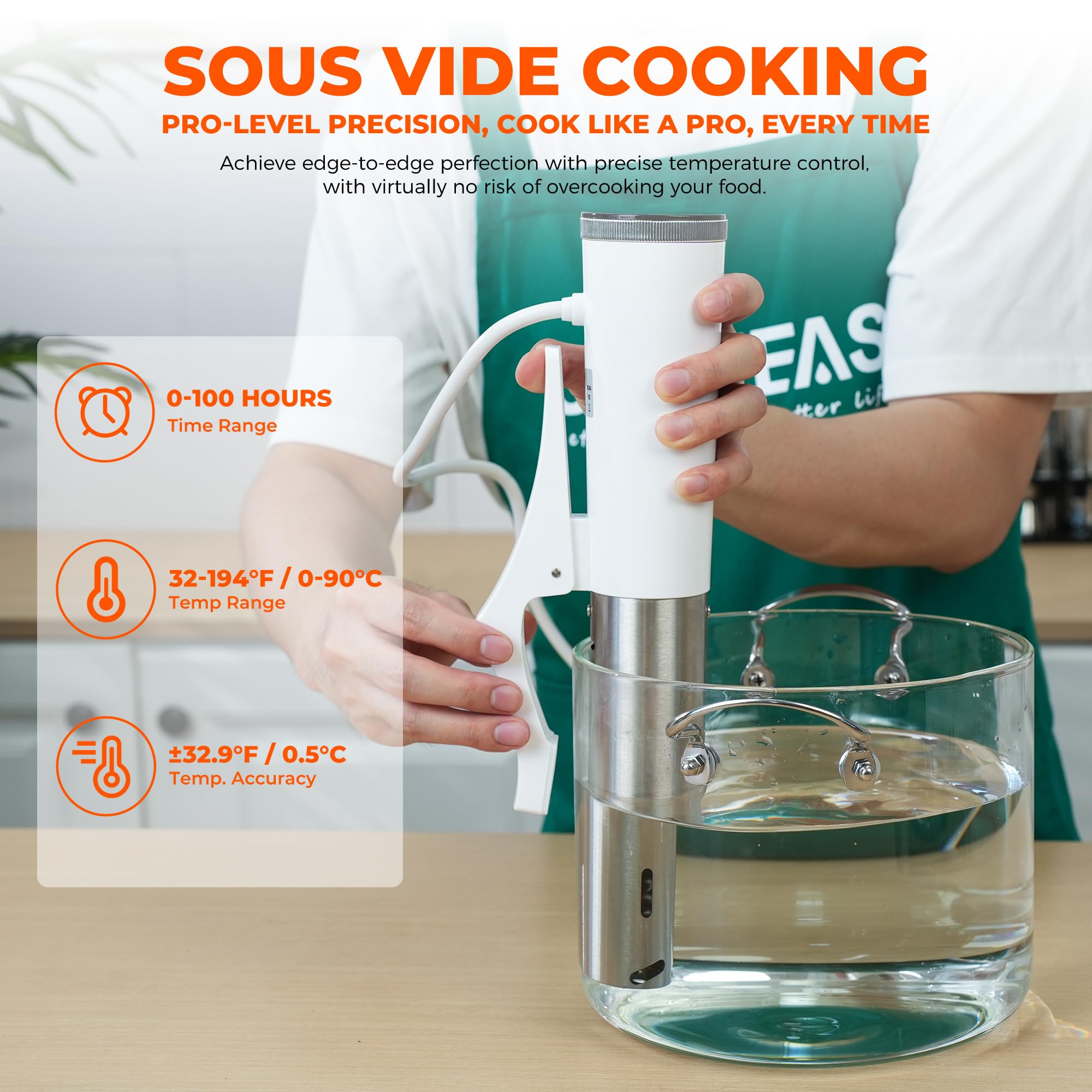 SUSTEAS stainless lid and body provide durability and easy cleaning