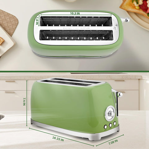 SUSTEAS 6 browning levels for customizable toast textures.