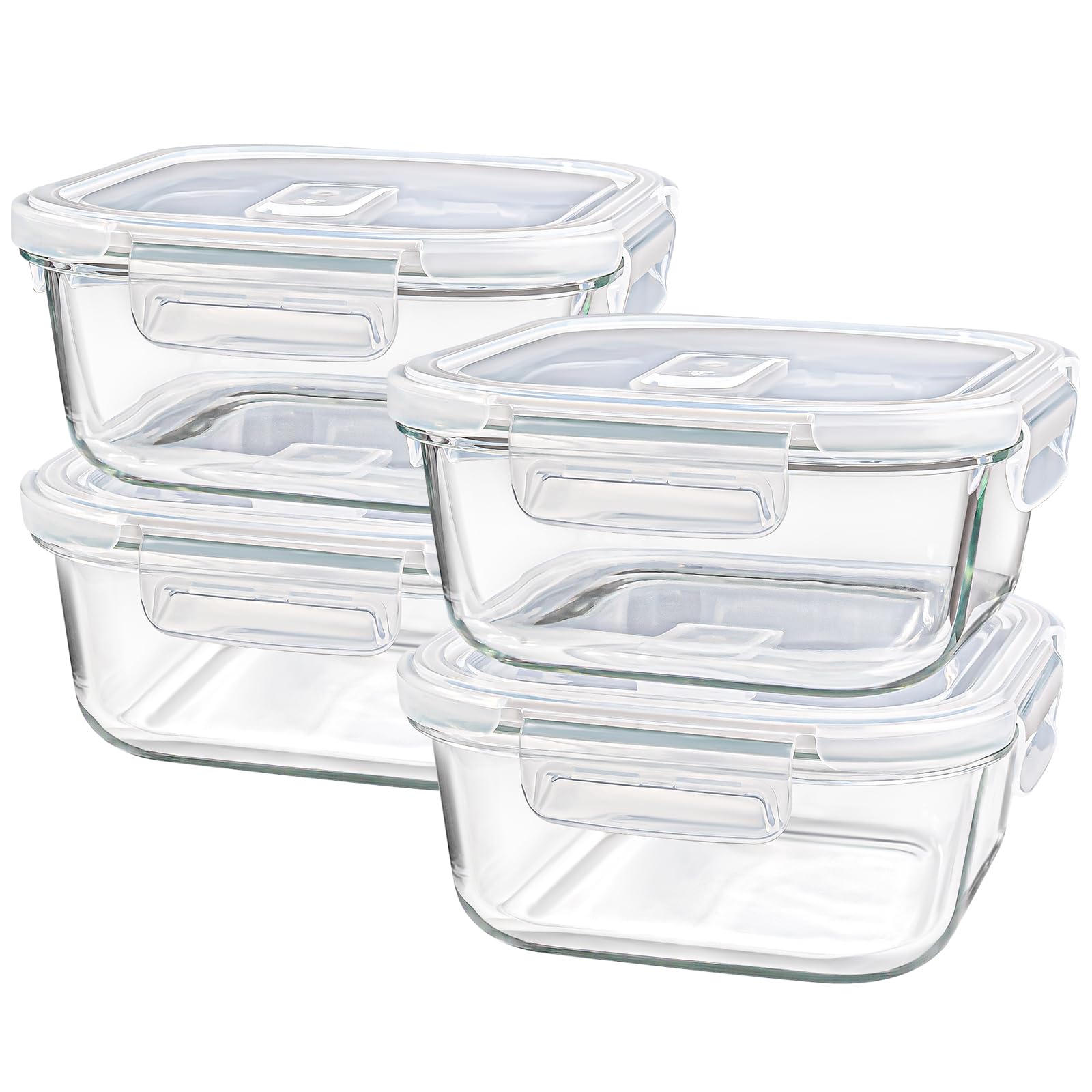 Susukkie 24oz glass sandwich container with vented lid for fresh portable meals.