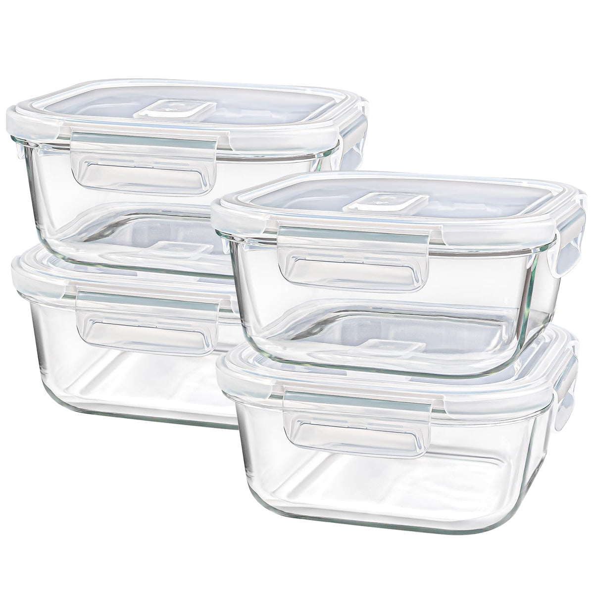Susukkie 24oz glass sandwich container with vented lid for fresh portable meals.