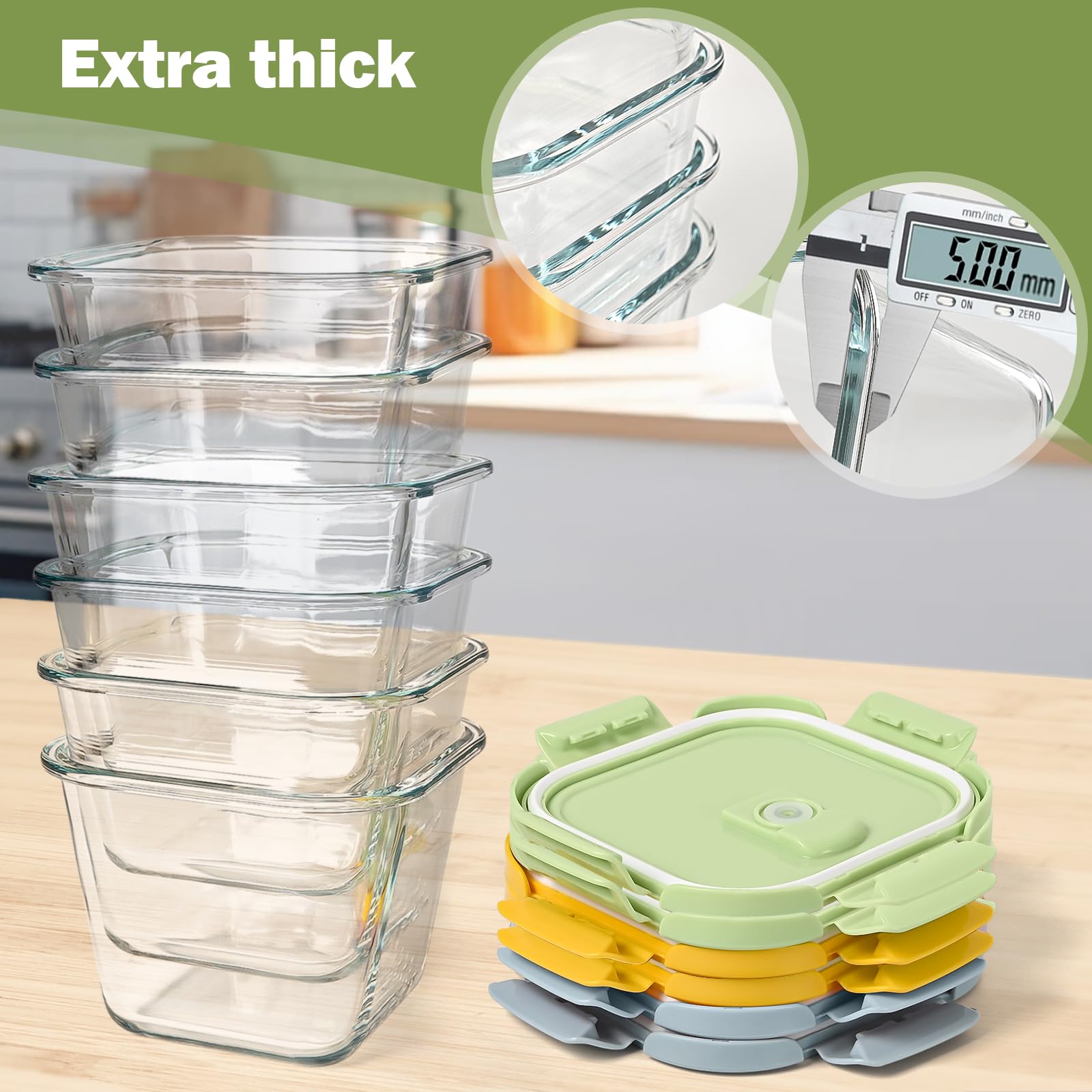 Susukkie crystal-clear visibility helps identify contents at a glance.