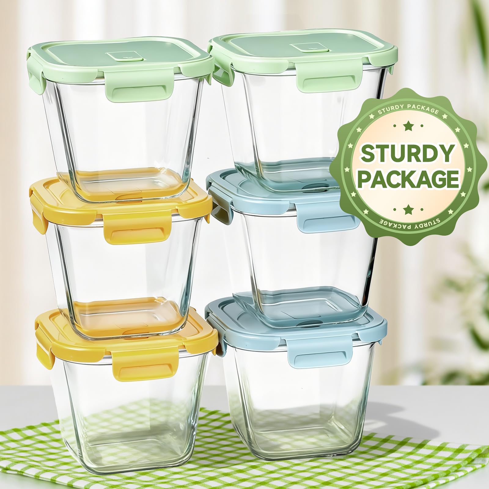 Susukkie eco-friendly reusable glass container reduces single-use waste.