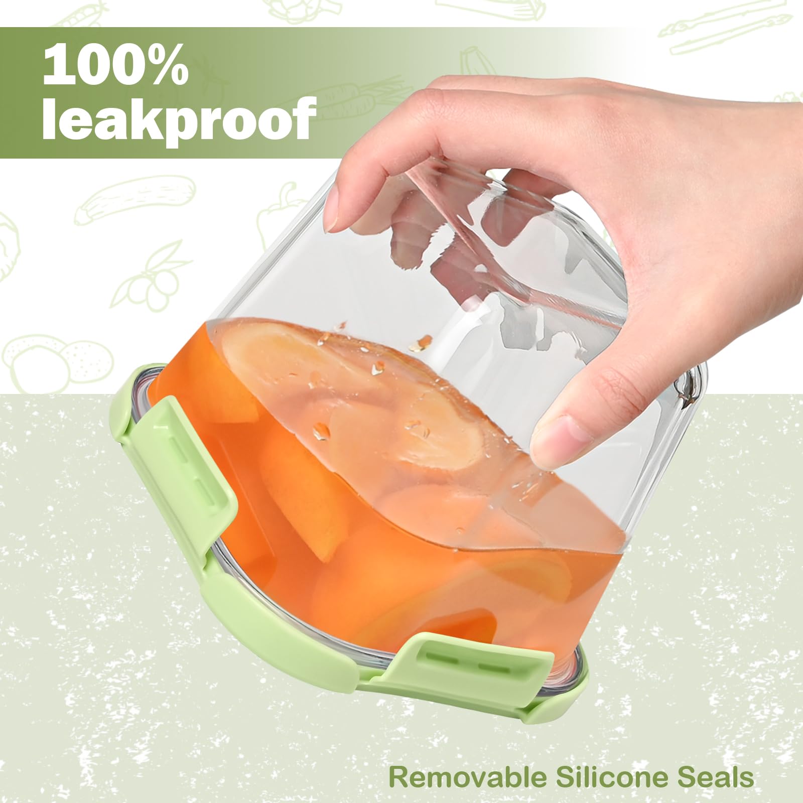 Susukkie freezer-to-microwave safe container reheat without cracking.