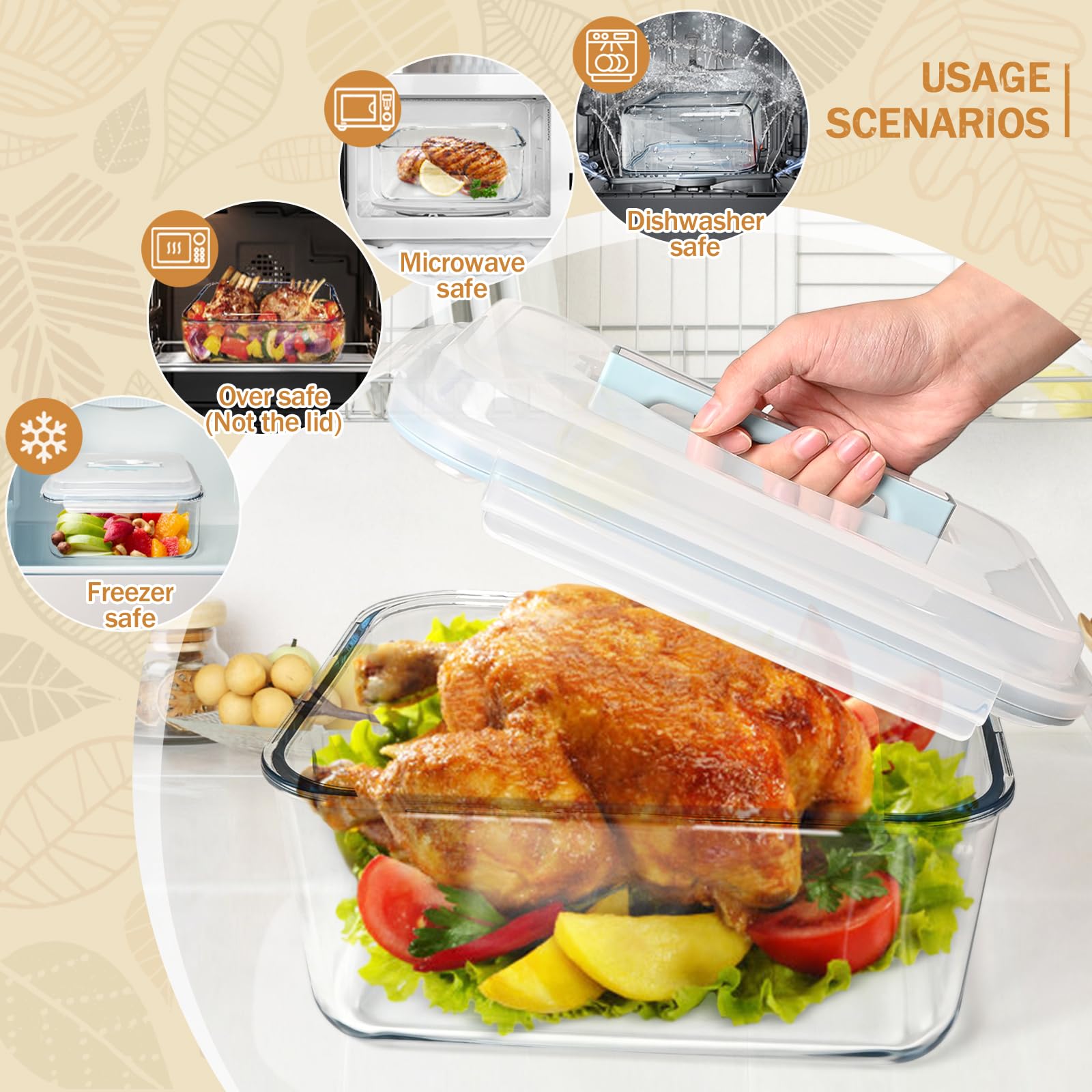 Susukkie space-saving rectangular design fits neatly in the fridge