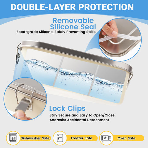 SUTETLW secure locking clip prevents spills during travel and commuting.