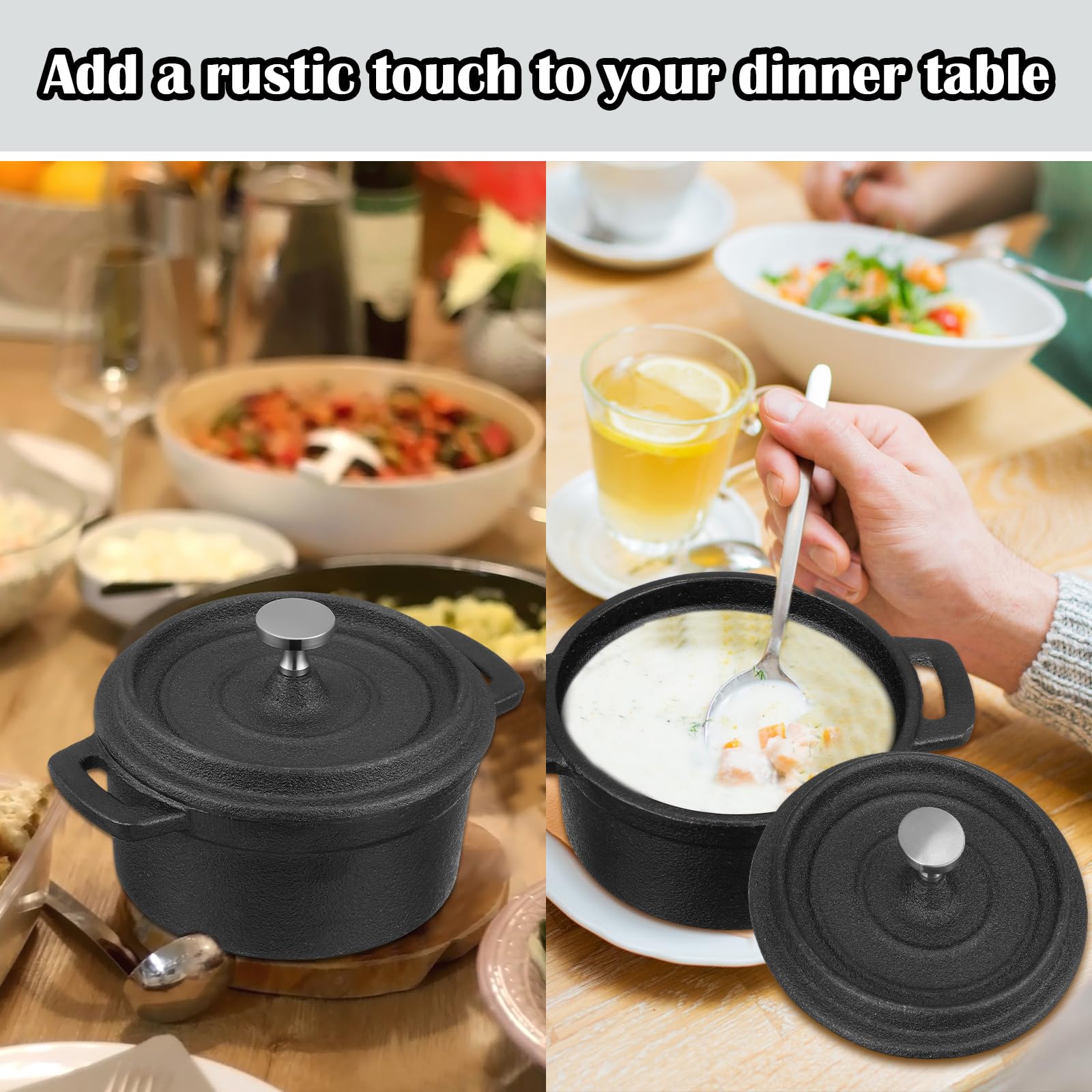 Suttmin 4-pack includes lids for convenient individual portions.