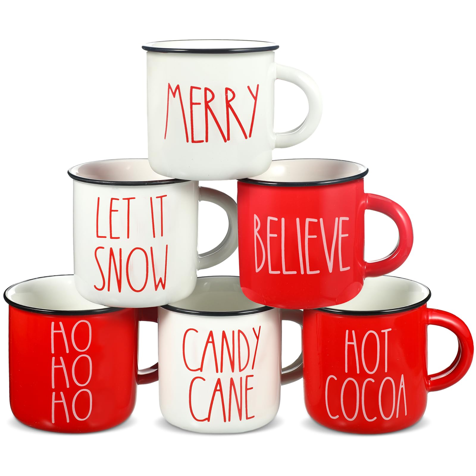 Suttmin Christmas kitchen decor mini mug collection adds festive charm