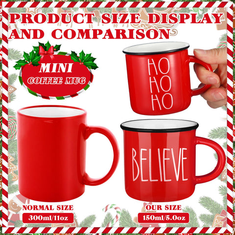 Suttmin compact ceramic mini cups suitable for displays