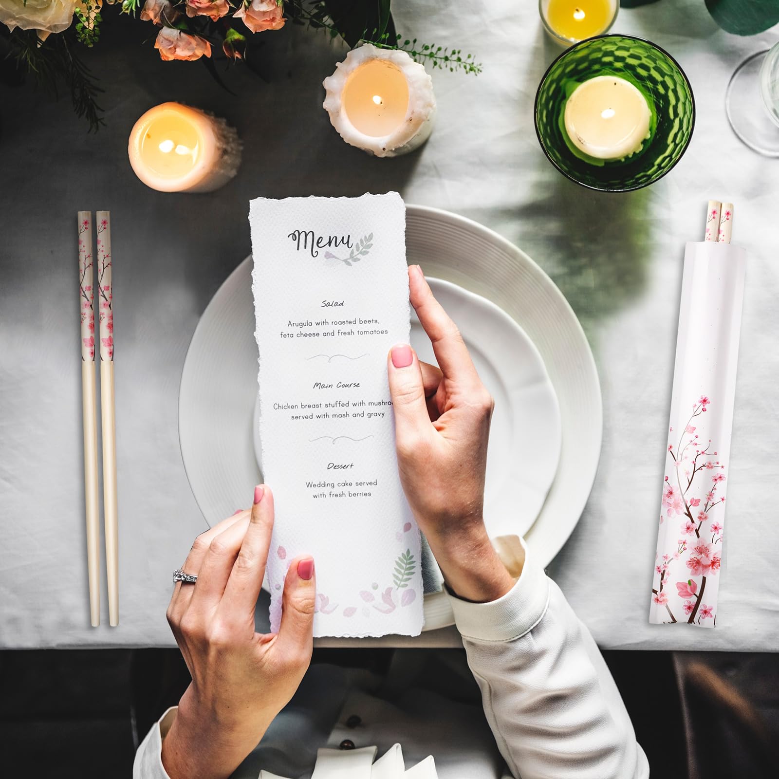 Suttmin wedding favors cherry blossom chopsticks elevate celebrations