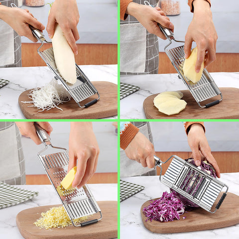 Suuker cheese grater in action, perfect for toppings