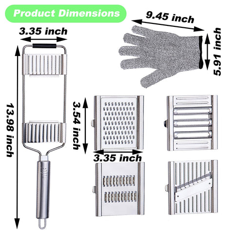 Suuker stainless steel mandoline slicer for precise cuts