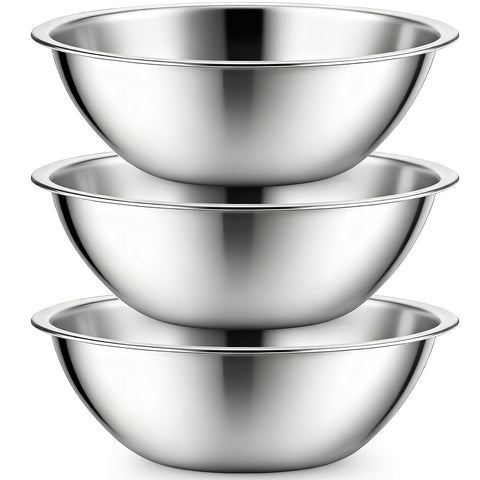 Suwimut 3-pack mixing bowls with a 13-inch rim for large-batch prep.