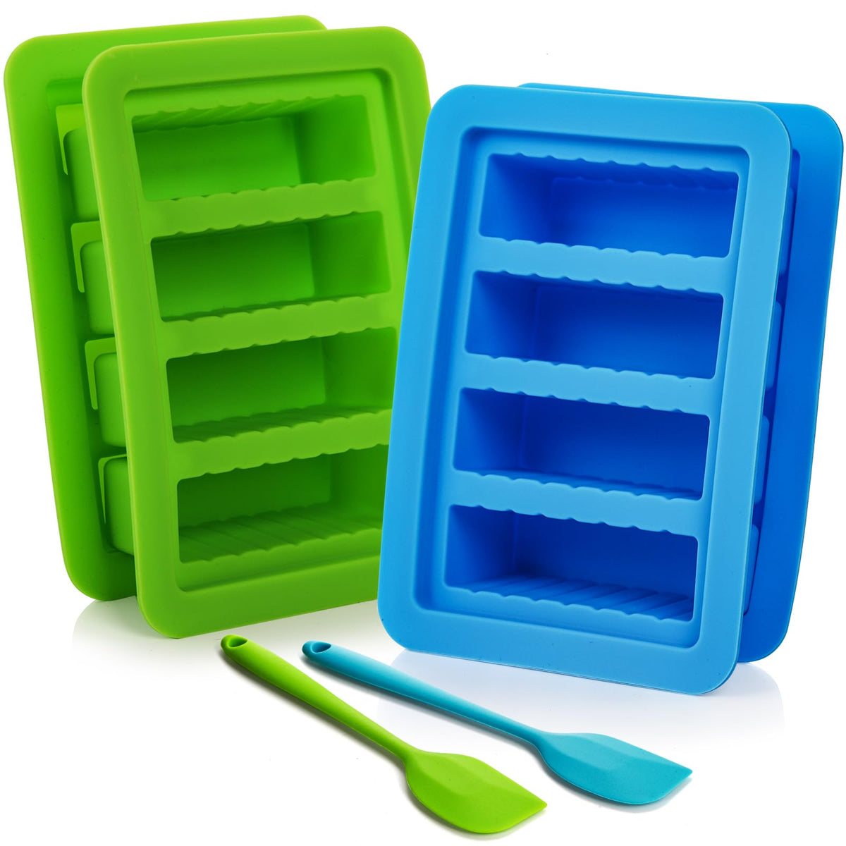 Suwimut butter mold with lid close-up highlighting easy-release cavities for butter