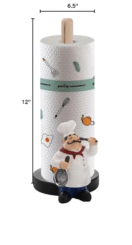 Suwimut dessert-shop decor paper towel stand adds character and utility to displays.