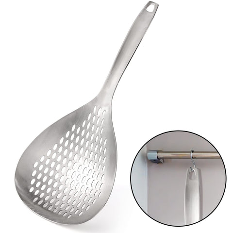 Suwimut ergonomic handle keeps hands safe during boiling or frying