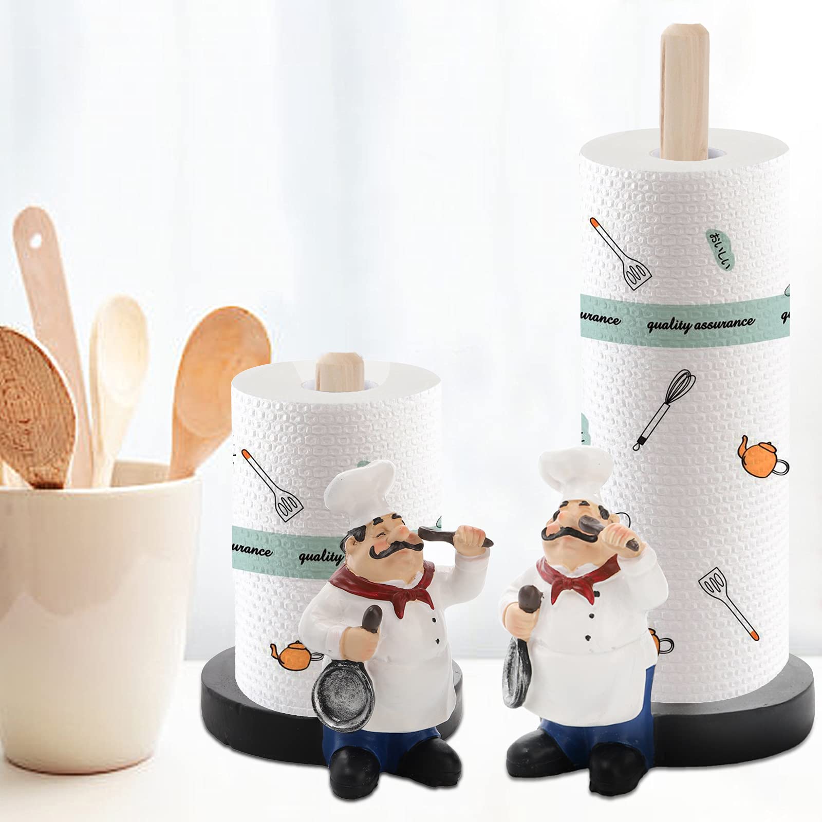 Suwimut kitchen cafe restaurant decoration blends function with playful chef motif.