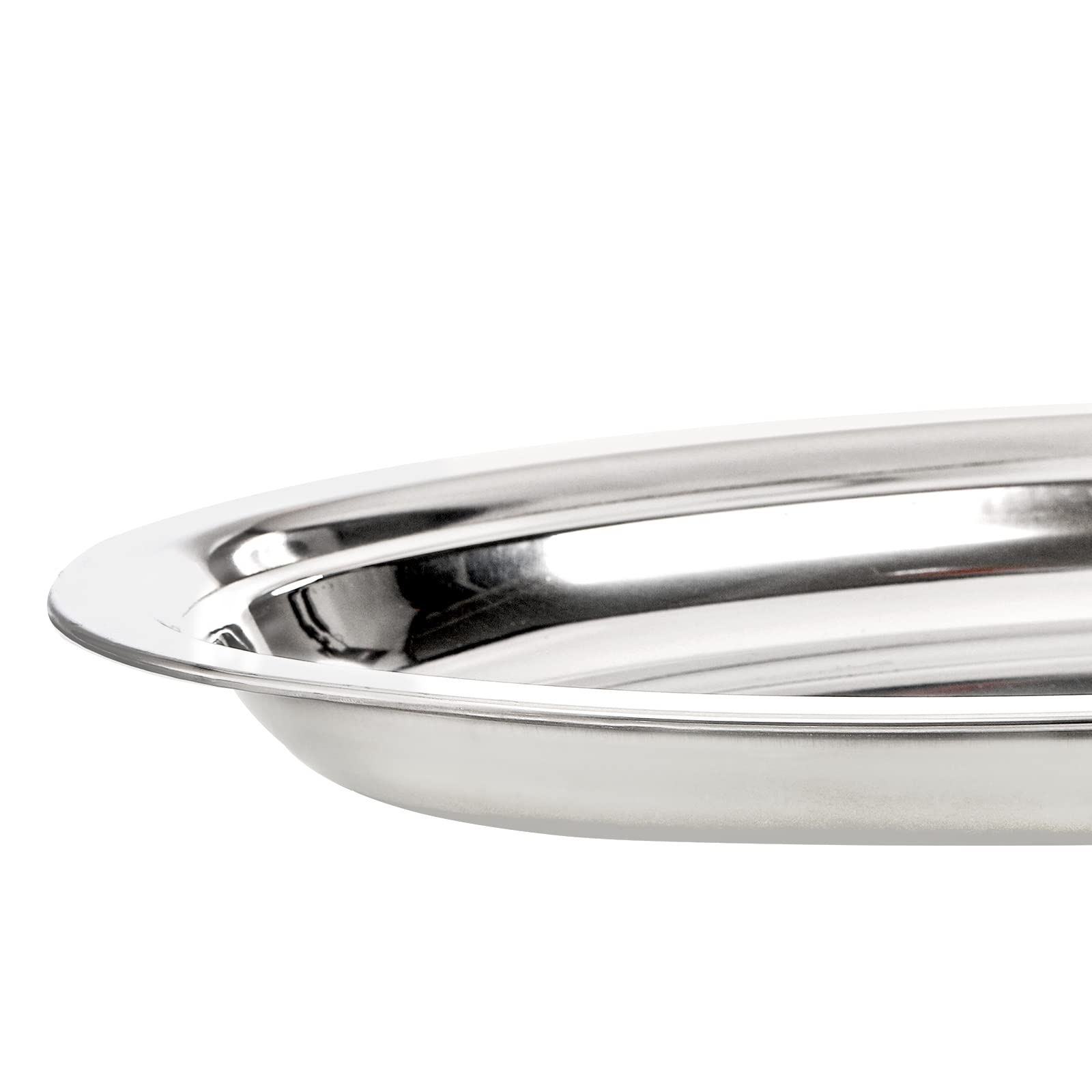 Suwimut 14x8.7 inch oval platter for versatile serving of appetizers.