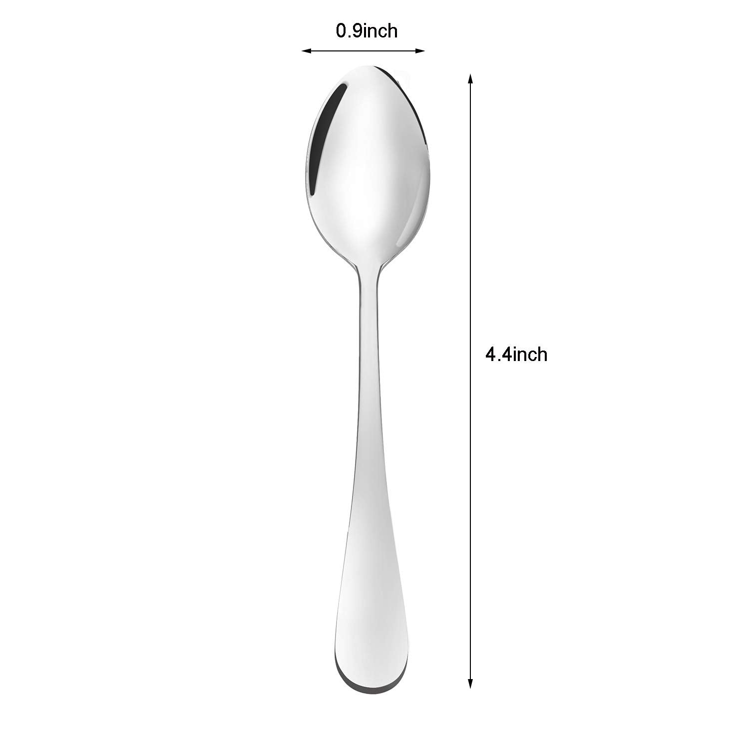 Suwimut stainless steel mini spoons with a durable ergonomic handle
