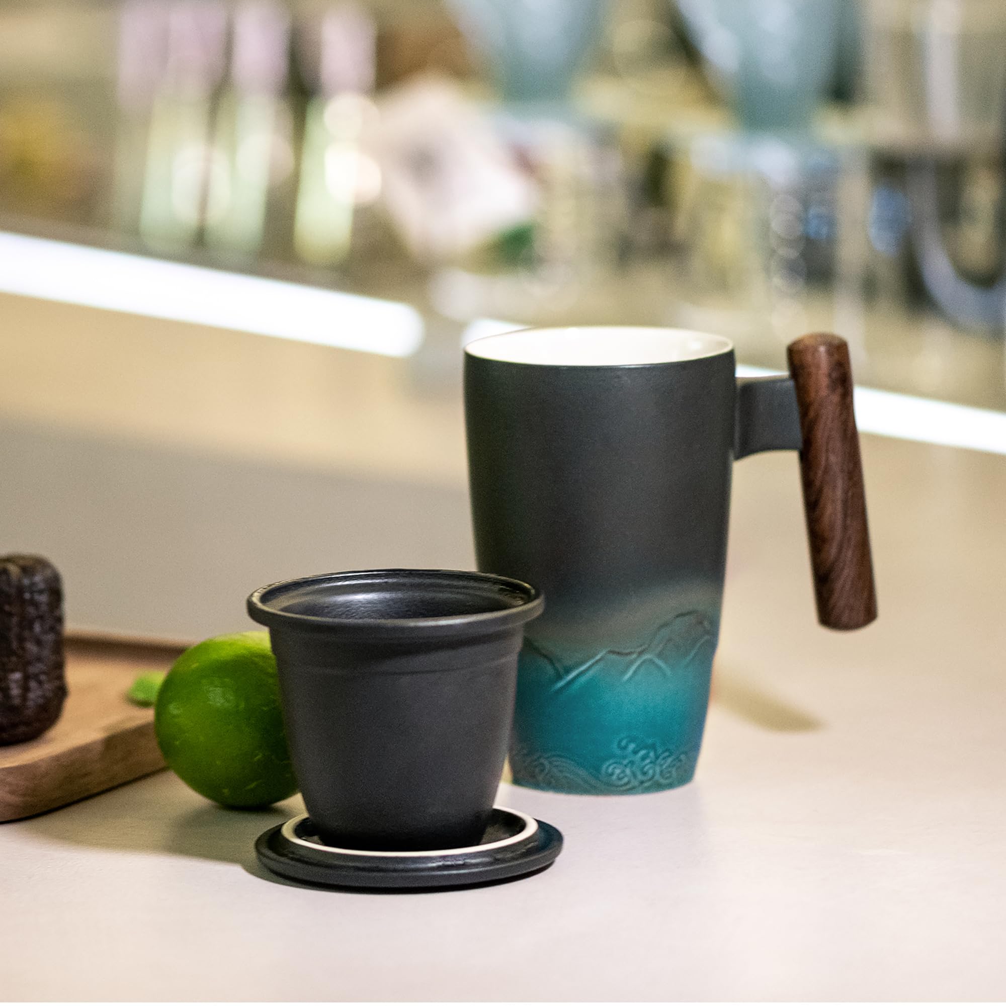 Suyika 400ml capacity cup ready for daily brew ritual.